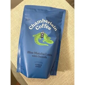 Chamberlain Coffee Blue Matcha Latte with Oatmilk Vanilla Sweet Vegan 10 Cups